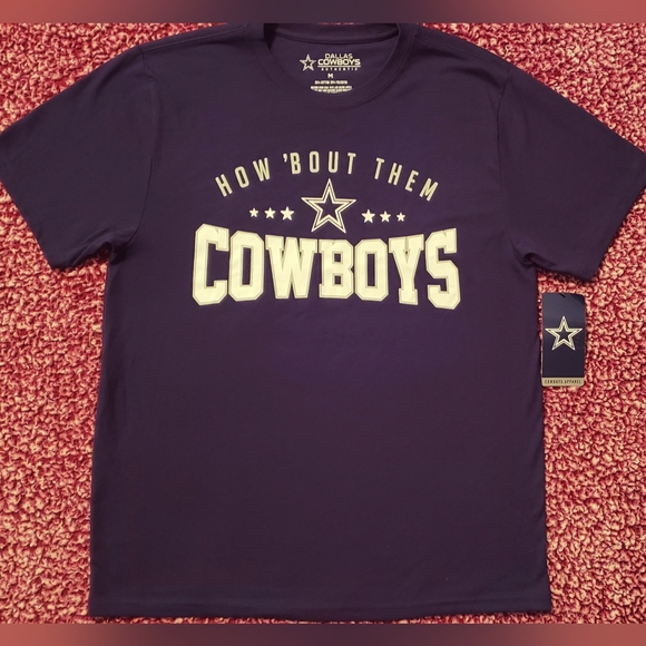 DALLAS COWBOYS "How 'Bout Them Cowboys" T-Shirt (S, M, L, XL, 2XL) - Picture 1 of 5